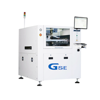 Machine d'impression de pâte à souder SMT entièrement automatique à commande logique programmable (PLC) Imprimante de pochoirs SMT GSE Imprimante de circuits imprimés