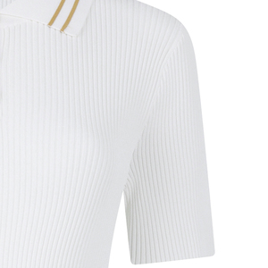 Elegante abito estivo Casual da donna con colletto a Polo da donna a manica corta svasata aderente abito a trapezio - Product Image 4