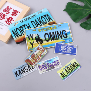 Magnete da frigo Souvenir Singapore dal Design personalizzato in metallo ecologico con stampa digitale-regalo promozionale - Product Image 2