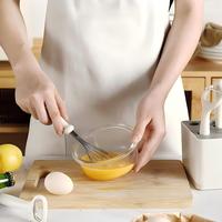 Keuken Essentials 6-delige handmatige roestvrijstalen fruit- en groenteschillerset met opberghouder, inclusief schaar en garde