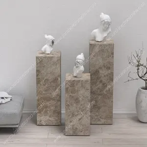 Luxo Luz Emperador Display Mostrando Stands Showroom Plinths Sala de estar Accent Table Stand