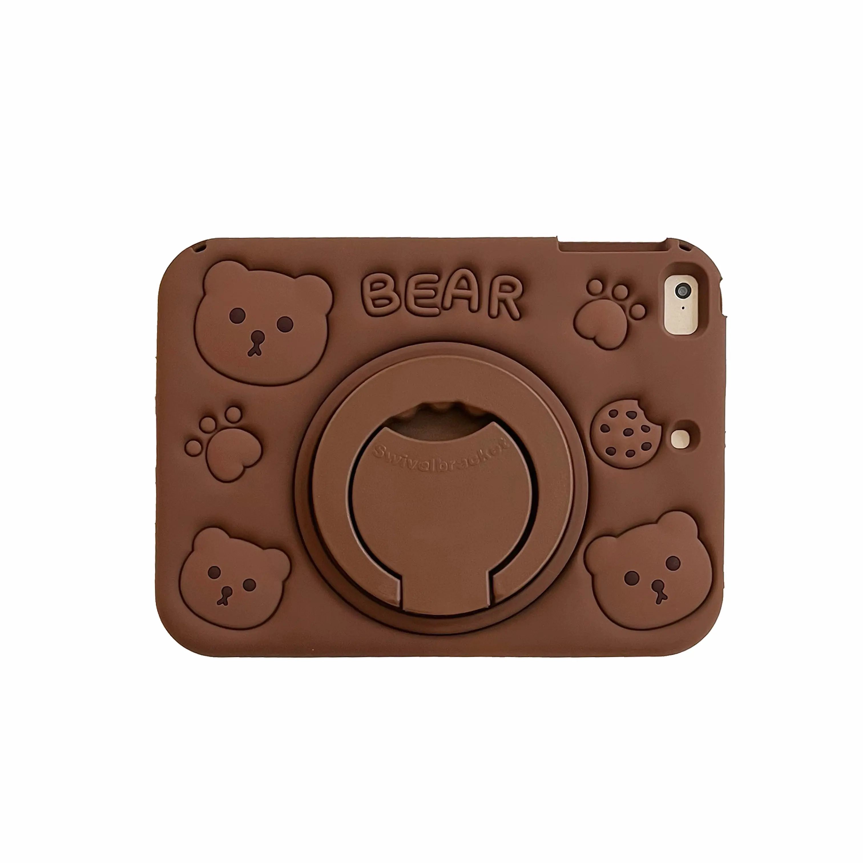 Kinderontwerp Cartoon Case 360 Graden Stand Cover Voor Apple Ipad Tablet