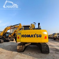 Machine de terrassement Komatsu PC220 d'occasion à prix abordable, système hydraulique intégré à économie d'énergie, idéale pour les projets de terrassement à grande échelle