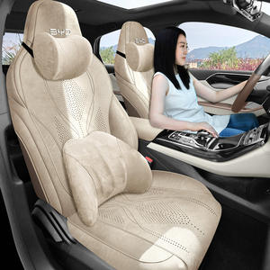 Fundas de Asiento para BYD Qin PLUS DM-i 2025, Accesorios Personalizados para Todo el Vehículo, Fundas de Asiento Premium de Piel Sintética, Cobertura Completa Delantera y Trasera - Product Image 3