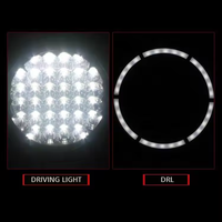 Phare de travail LED haute puissance 7 pouces, feux de route LED DRL, faisceau spot, éclairage de conduite tout-terrain pour camion