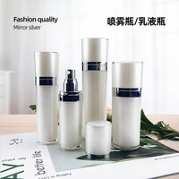 Conteneurs d'emballage de cosmétiques de soins de la peau en plastique acrylique de bouteille de pot de crème de visage de luxe avec joint de bouchon à vis