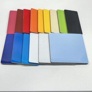 Bảng điều khiển Ốp <span class=keywords><strong>ACP</strong></span> bóng cho phân vùng văn phòng kiến trúc hiện đại hiển thị bán lẻ bên ngoài sử dụng màu tùy chỉnh độ dày 2mm-6mm - Product Image 1