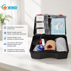 Modèle d'entraînement YULIN en silicone pour la création de plaies par tir, destiné au contrôle de l'hémorragie par bandage. <span class=keywords><strong>Cours</strong></span> TCCC/EMT/PHEC - Product Image 1
