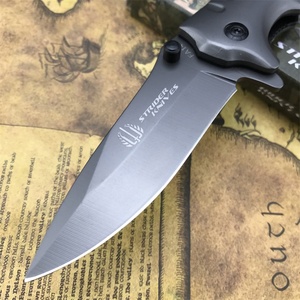 Couteau de poche pliant d'extérieur EDC DIY OEM pour la chasse, lame en acier de précision, manche en aluminium, haute dureté - Product Image 2