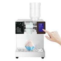 Machine à glace pilée commerciale Baiwin, machine à glace pilée Bingsu pour les boutiques de desserts, les cafés et les magasins de bubble tea