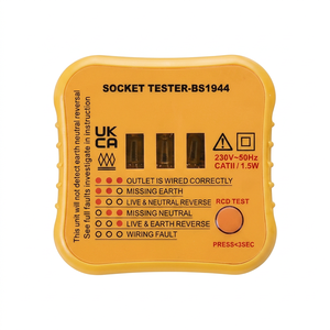 Taiwan Calibre Automotive Non-Contact AC Voltage Tester Pen 80-1000V Range III Light Sound Indications Battery <b>Socket</b> Test Kit - Product Image 1
