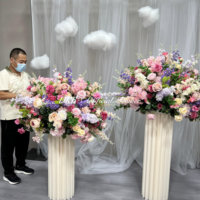 Nouvelle Boule de Fleurs et de Verdure pour Centre de Table de Mariage, Décoration pour Mariage, Maison, Hôtel, Villa, Fête