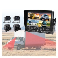 Système de caméra AHD pour véhicule de sécurité, surveillance de voiture et camion, kit moniteur de recul 7 pouces, DVR 1080P robuste