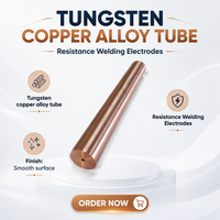 Tube en alliage de tungstène-cuivre directement de l'usine pour électrodes de soudage par résistance