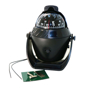 Boussole Marine Bateaux Surface Montage tableau de Bord Illuminé Boussole Navire Électronique Mer Boussole Ventouse - Product Image 2