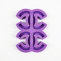 CT98 luxe Logo Silicone moule artisanat résine époxy moules bonbons chocolat Fondant gâteau décoration outils