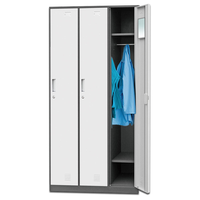 Armoire de classement en acier moderne avec serrure, démontable et résistante à l'humidité pour le rangement de bureau