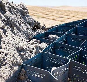 Grille géocellulaire pour la stabilisation du sable, du <span class=keywords><strong>gravier</strong></span> et des sols meubles - Product Image 1