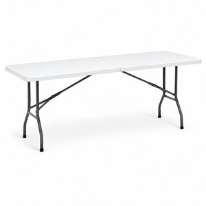 Mesa Plegable de Plástico Moderna, Impermeable, de Tamaño Personalizado, para Bodas, Banquetes, Fiestas, Campamentos, Villas, Reuniones, Resistente y Duradera, Venta al Por Mayor - Product Image 6