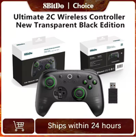 Manette de jeu sans fil 8BitDo Ultimate 2C 2.4G avec joystick à effet Hall pour PC Steam Deck Raspberry Pi Android