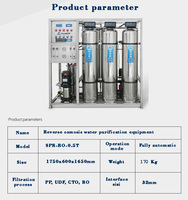 Système de purification d'eau potable par osmose inverse, machine de purification industrielle, filtre de purification, traitement de l'eau