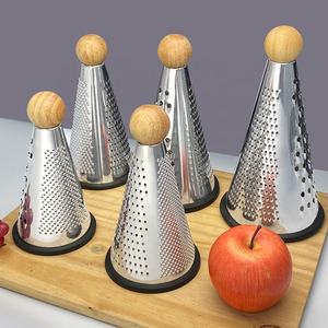 Top vendeur en gros professionnel 3 côtés conique légumes fruits <span class=keywords><strong>râpe</strong></span> Cutter métal manuel pomme de terre carotte Chesse râpes - Product Image 3