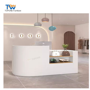 Bancone avant hôtel petites décorations de mariage pour bureau réception salon de beauté table design comptoir magasin de vêtements moderne - Product Image 4
