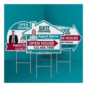 Letrero Inmobiliario Personalizado para Exteriores en Venta, Resistente al Agua y a los Rayos UV, Impreso por Ambos Lados, de PVC y Lámina de Aluminio - Product Image 1