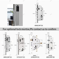 Reconnaissance faciale à lumière structurée 3D Diverses méthodes de déverrouillage Serrure de porte de maison intelligente de sécurité étanche personnalisable