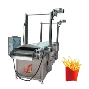 hot selling frying machine plantain chips frying machine continues fryer commercial for garlic