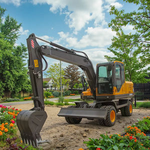 Vendita calda <span class=keywords><strong>Mini</strong></span> idraulico ruota escavatore 8ton modello economico disponibile per la vendita - Product Image 1