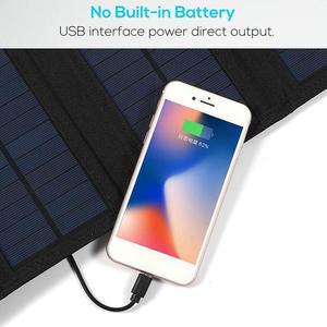<span class=keywords><strong>Panneau</strong></span> <span class=keywords><strong>solaire</strong></span> monocristallin pliable portable Zyouc 50W-5Z, efficacité de 20%, chargeur <span class=keywords><strong>USB</strong></span>, solution de charge mobile en extérieur - Product Image 4