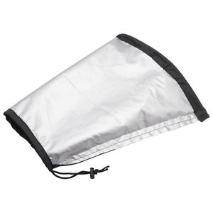 Funda Protectora Impermeable Magnética para Conector de Carga de Vehículos Eléctricos, de Tela Oxford, Color Negro con Interior Plateado - Product Image 1