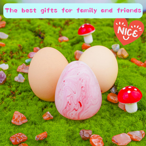 Easter Egg <b>Squishy</b> Fidget Toys TPR Stress Relief Sensory Toys for Kids and Adults Colorful Marbled <b>Squishy</b> Balls - Product Image 6
