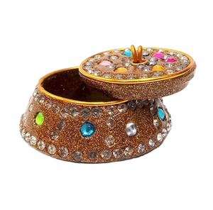 En Aluminium Antique Artisanat Boîte À Pilules - Product Image 1