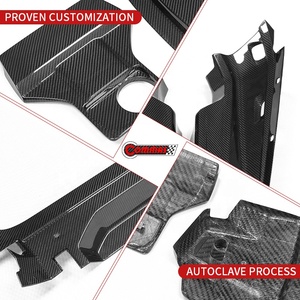 Kit de Cubierta de Compartimento del Motor de Fibra de Carbono Real para Audi R8 2019-2025, Estilo OEM, Acabado Interior, Suministro Directo de Fábrica al por Mayor - Product Image 2