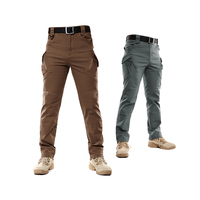 Pantalon tactique extensible en toile de coton pour homme, pantalon élastique de Combat, de randonnée, de chasse, Cargo