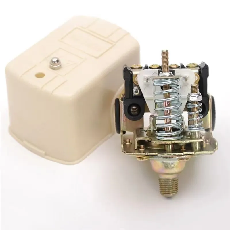 Basınç anahtarı otomatik kontrol su pompası kule ücretsiz su kaynağı aksesuarları tek ve çift sarı mekanik anahtarı