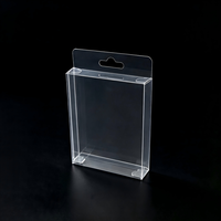Boîte d'emballage alimentaire pliable transparente en PET/PVC écologique avec gaufrage, recyclable, pour cadeaux, vente en gros