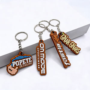 Porte-clés 3D en PVC souple multicouche, fabriqué sur mesure, respectueux de l'environnement, taille personnalisée, usine spécialisée - Product Image 3