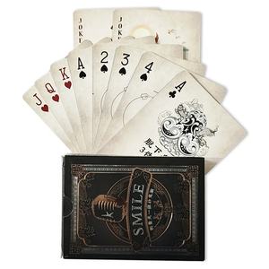 Impression personnalisée <span class=keywords><strong>Acheter</strong></span> en gros de haute qualité Logo noir US Koweït Fabricants d'imprimantes en plastique Papier Cartes à jouer <span class=keywords><strong>Poker</strong></span> en vrac - Product Image 2