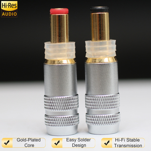 Conector de Alimentación CC Chapado en Oro de Grado Profesional XSSH Hi-Fi ODM OEM DIY, Base OFC Anti-Oxidación para una Transmisión Estable de Señal de Audio - Product Image 1