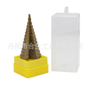 Mr <b>Drill</b> Step <b>Drill</b> <b>Bit</b> 4-40mm Triangular Shank <b>Titanium</b> Plated Metal Drilling Tool - Product Image 3