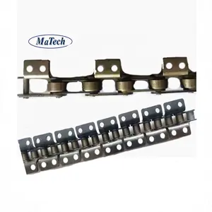 Rantai Roller konveyor baja anti karat 316/304 fleksibel nonstandar pabrik MaTech