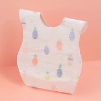Bavoirs jetables épaissis pour bébés Emballage individuel Bavoirs d'alimentation pour bébés