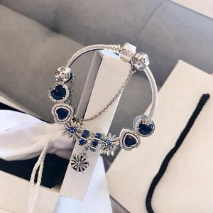 Pulsera de Plata de Ley S925 con Circonitas y Oro Rosa, Regalo de Cumpleaños para Mujer, Venta al por Mayor de Fábrica, Joyería para Fiestas y <span class=keywords><strong>Navidad</strong></span> - Product Image 6