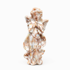 Figura de Ángel Alado Tallada a Mano en Jaspe Rojo, para Positividad, Protección, Decoración del Hogar y Oficina - Product Image 2