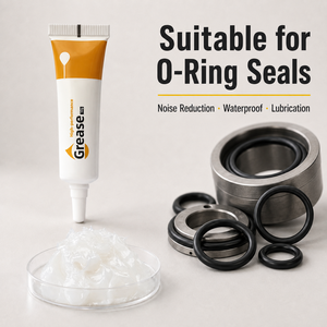 Graisse de précision pour joints toriques en silicone, lubrifiant d'étanchéité pour joints en caoutchouc, réduction du bruit, étanche - Product Image 1