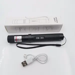 2023 pointeur Laser vert longue portée haute puissance, lampe de poche, pointeur Rechargeable pour USB avec tête d'étoile, stylo laser à mise au point réglable