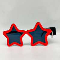 Lunettes étoiles lumineuses, lunettes LED néon, lunettes en plastique en forme d'étoile pour Halloween, mariage et décoration de fête, accessoires photo réutilisables